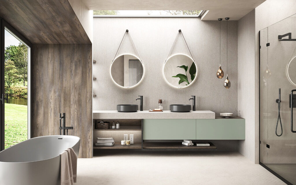 Bathroom Design Wet Areas Arpa H.P.L Nyame Oya Verde Celandon Decor VIS a 1
