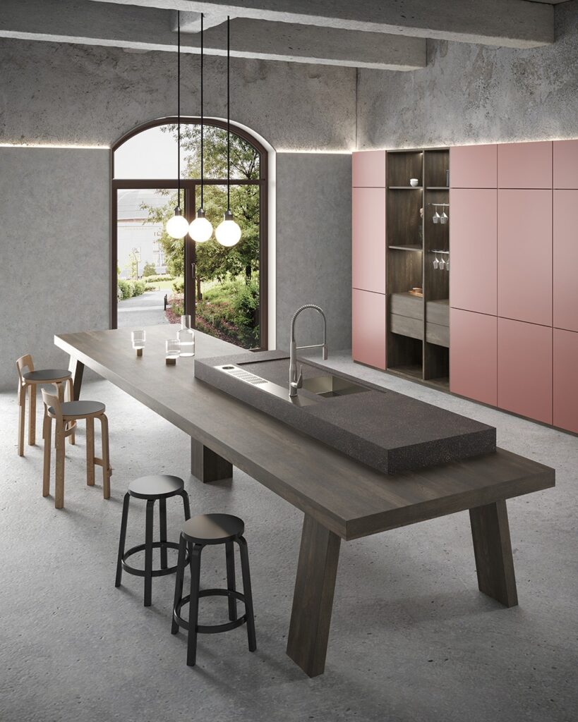 Kitchen Design Furniture Arpa H.P.L.4632 Alpan 3492 Evan 0779 Rosa Shade b