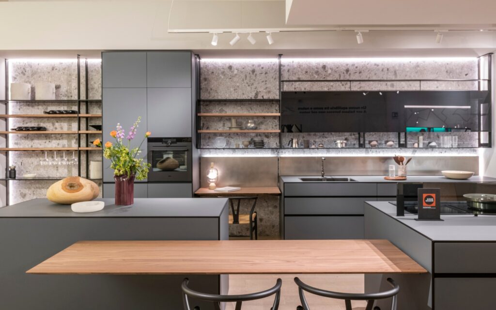 Kitchen Design Furniture Fenix NTM® 0724 Grigio Bromo