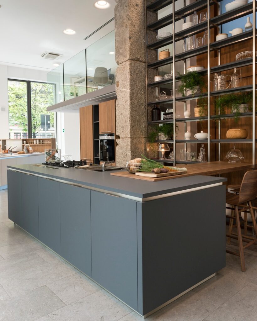 Kitchen Design Furniture Fenix® NTM Grigio Bromo