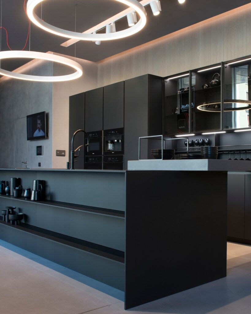 Kitchen Design Furniture Fenix® NTM Nero Ingo 0750