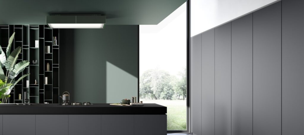 Kitchen Design Wall Covering Fenix X KIN Verde Comodoro