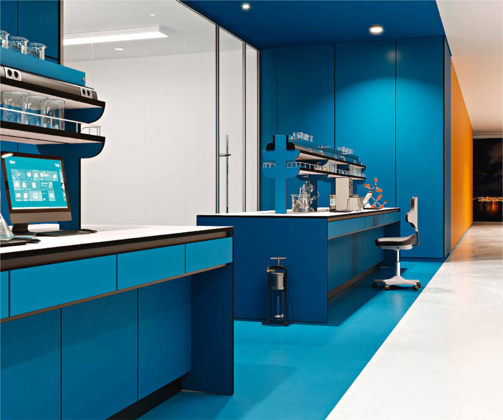 Laboratory Sector Furniture Trespa Top Lab Base b