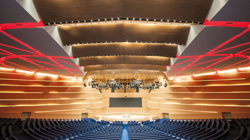 Acoustic System Αuditorium Fantoni Wall Ceiling a