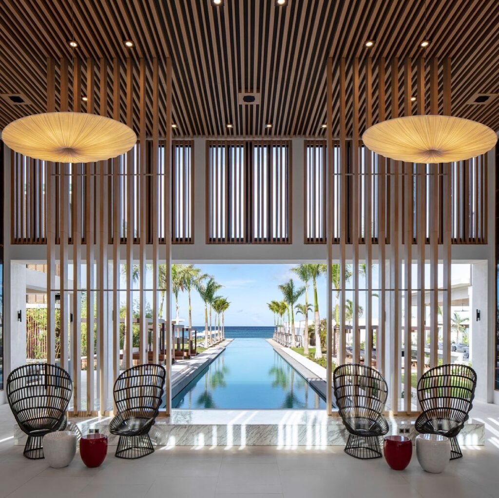 Exterior Ho.Re .Ca SectorFencing Shading Pool Design Battens Lamellux Silversands Grenada