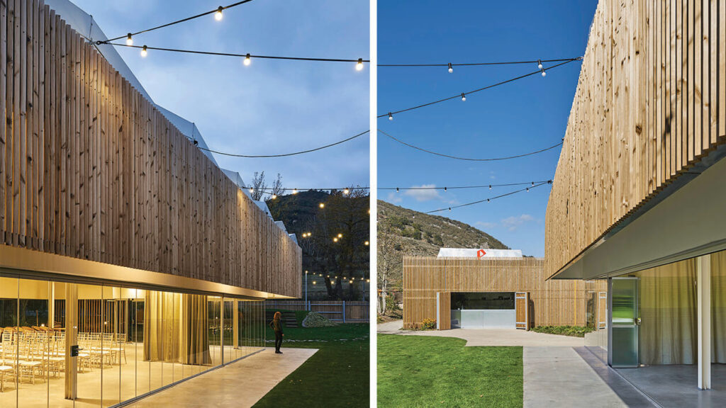 Exterior Ho.Re .Ca . Facade Battens Lunawood Thermowood Wall Cladding LaArboleda Spain a