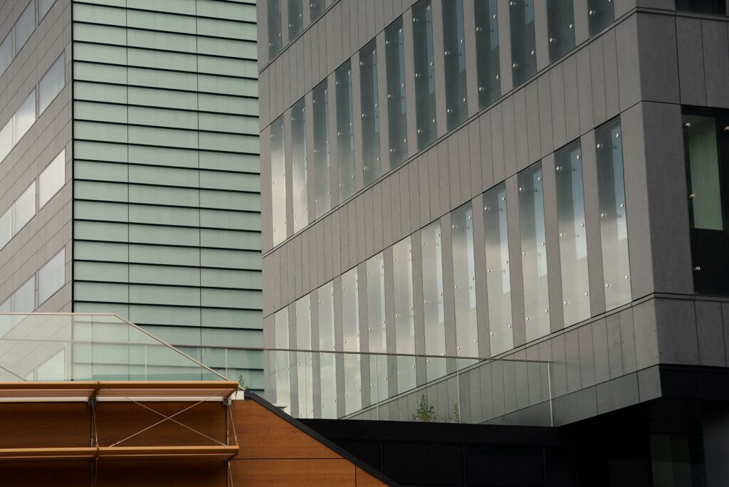 Exterior Office Design Facade Swisspearl Authentic Patina Original P070 Gdynia Poland d