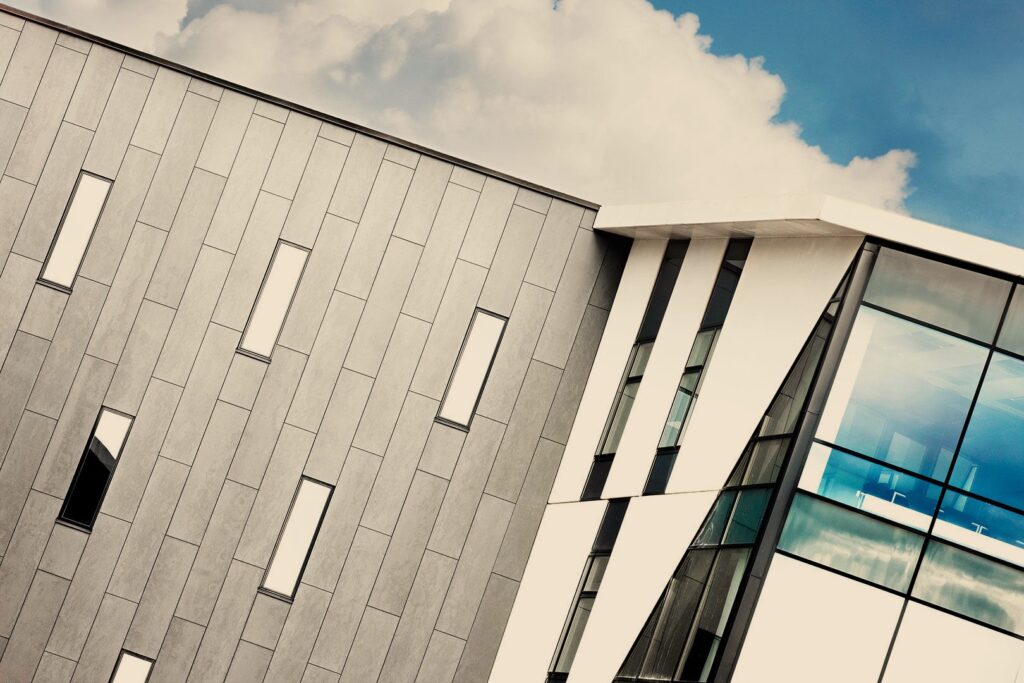 Exterior Office Design Facade Swisspearl Authentic Patina Original P070 Visionshuset Aalborg a