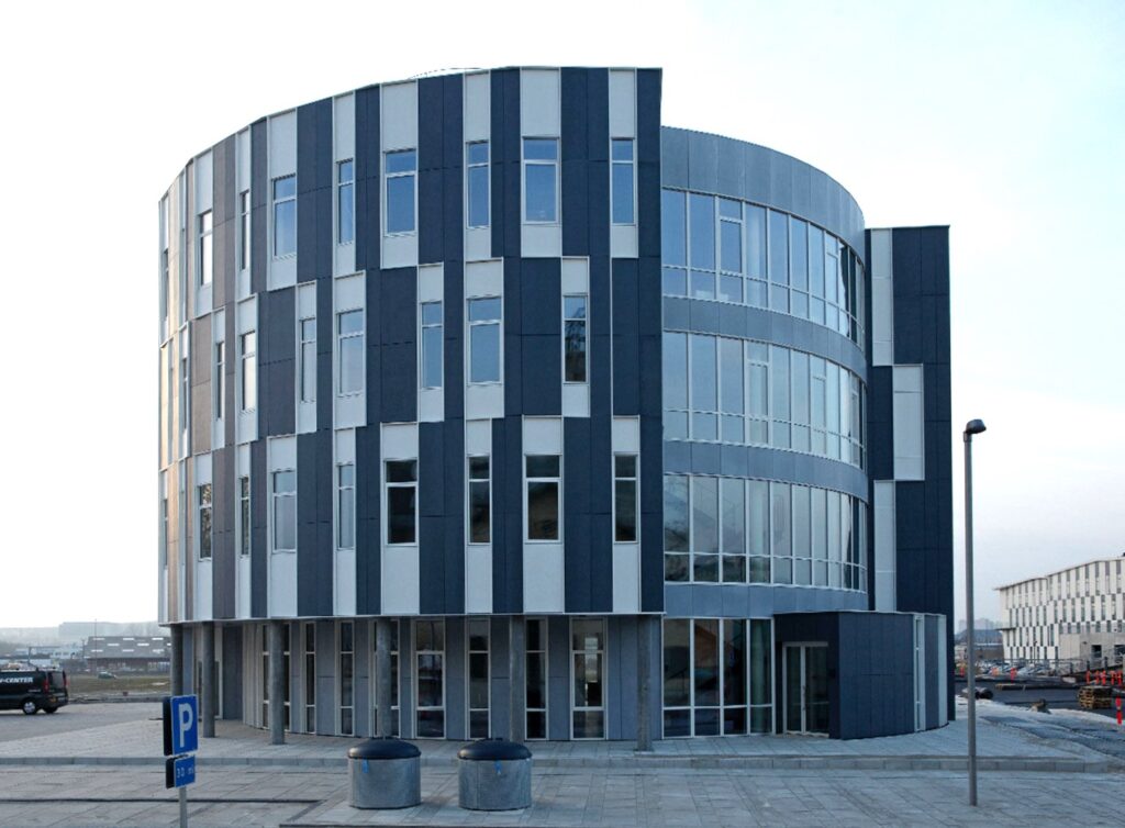 Exterior Office Design Facade Swisspearl Authentic Patina P020 P222 P070 Plus Bolig Aalborg d