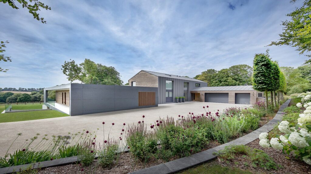 Exterior Residence Facade Swisspearl Authentic Patina Original P 050 The Farmers House South Downs National Park b
