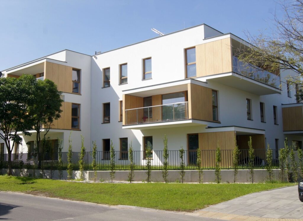 Exterior Residence Fadace Trespa Meteon Compact Apartments Marymont etap I i II 03
