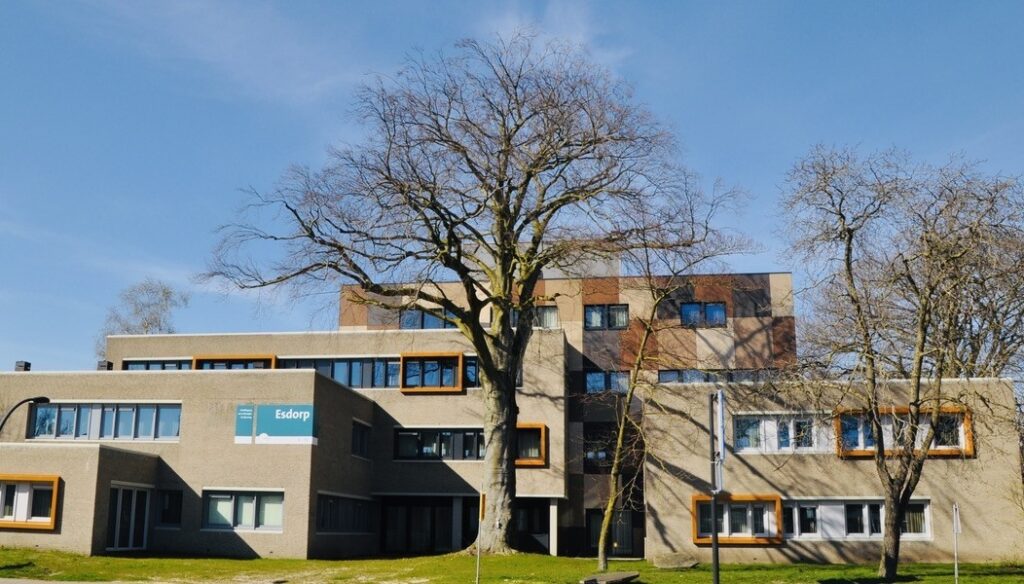 Exterior Residential Facade Trespa Meteon Compact Transformation from an Office Building to 28 apartments Hengelo