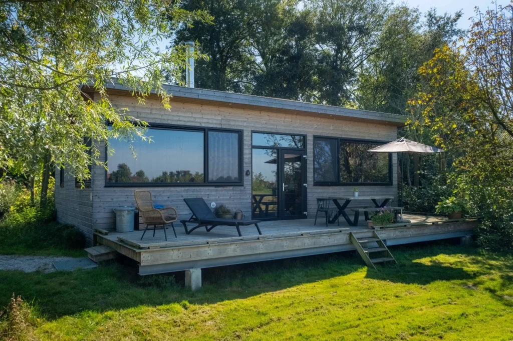 Exterior Residential Sector Facade Lunawood Wall Cladding Pean buiten Waterlodges d