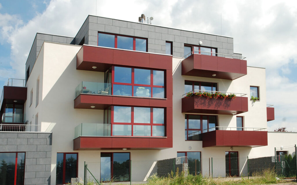 Exterior Residential Sector Facades Swisspearl Authentic Patina Original P 020 Apartment Building Liberec b