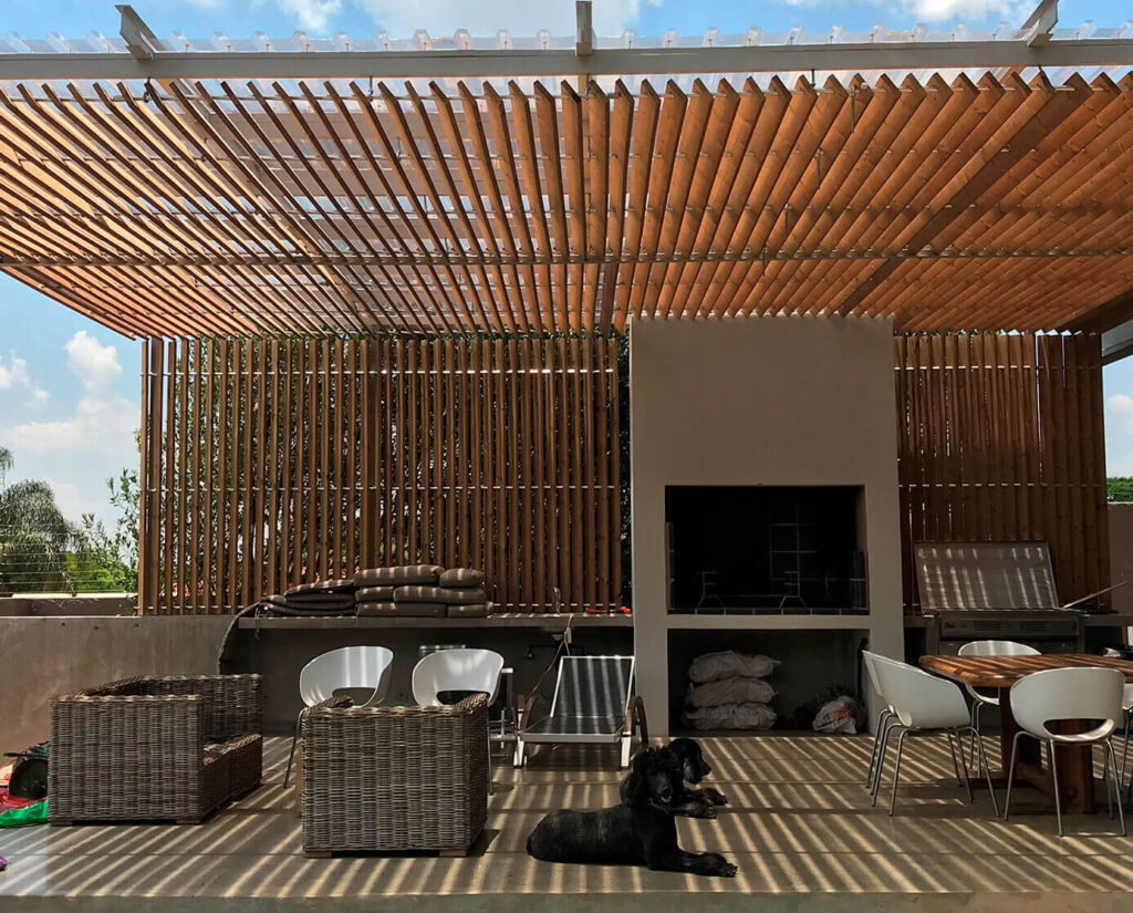Exterior Residential Wall Ceiling Battens Lunawood Thermowood Solar Shade Pergola Africa a