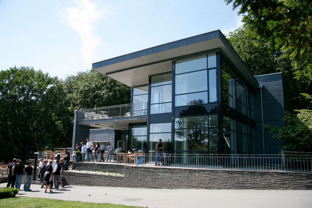 Exterior Sports Facilities Facade Swisspearl Patina Original P070 Zoo Design Aalborg b