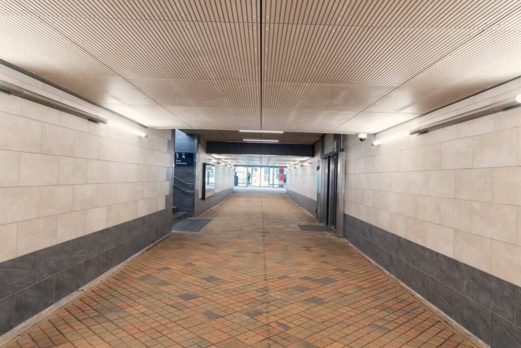 Exterior Transportation Facade Swisspearl Authentic Patina Inline P545 P050 Raiway Station b